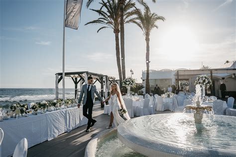 La Cabane Beach Club wedding venue Marbella .